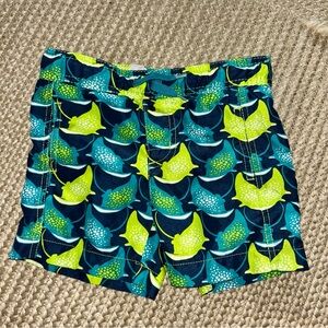 Hatley Blue and Green Patterned Shorts
